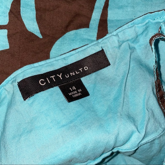 NWOT City Unltd. Y2K Halter Dress size 14 - Picture 4 of 5